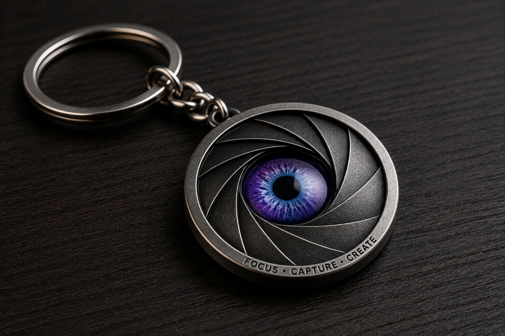 Iris Keychain