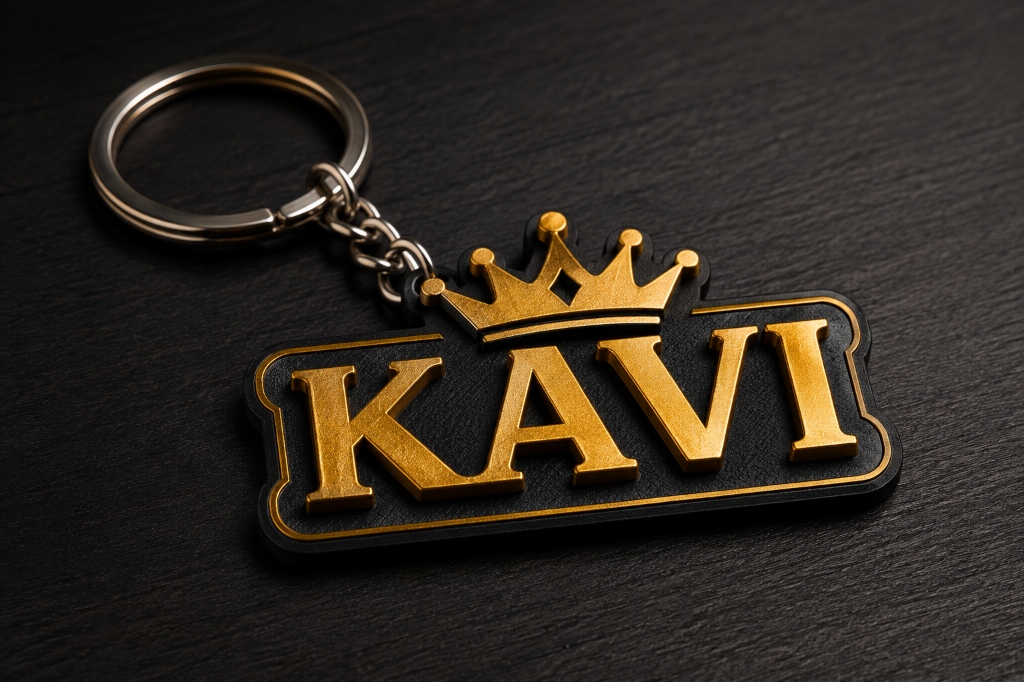Custom Name Keychain - Kavi