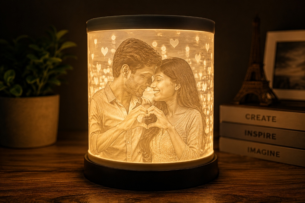 Custom Lithophane Lamp
